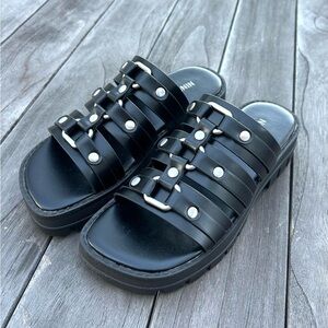 Nine West Cazz Fisherman Slide Sandals